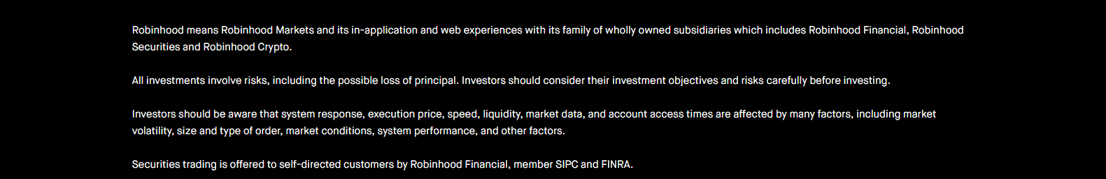 Robinhood Review regulatory oversight Robinhood Review regulatory oversight